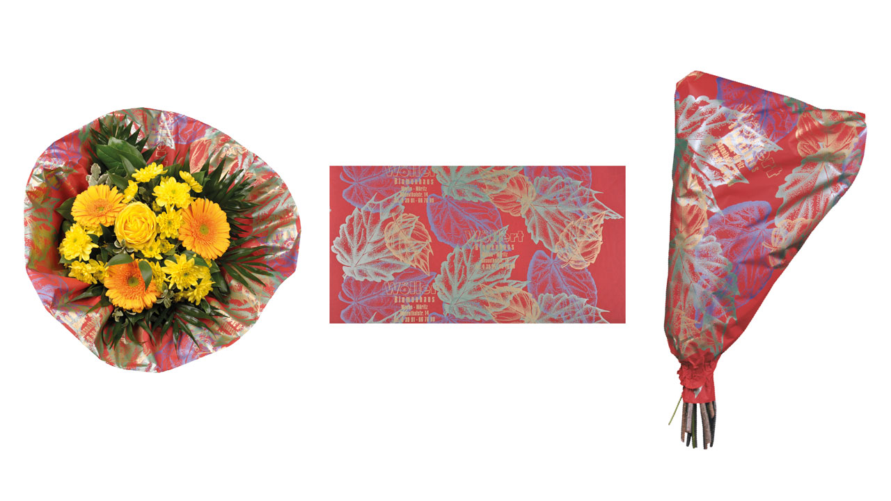 Ergowalze Laub in glänzenden Metallicfarben