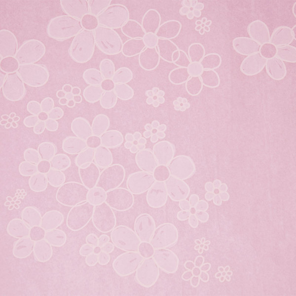 Blütenkontur Baby-Pink